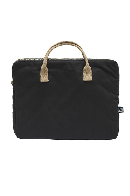 Cottover Padded Canvas Laptop Bag | GOTS Organic Cotton | Fairtrade Computer Bag | 2 Colours - Bag - Logo Free Clothing