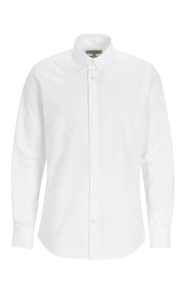 Cottover Oxford Shirt | Mens Comfort Fit | GOTS Organic Cotton | Fairtrade | 2 Colours | XS-3XL - Shirt - Logo Free Clothing