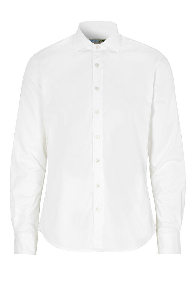 Cottover Twill Shirt | Mens Slim Fit | GOTS | Organic Cotton | Fairtrade | 4 Colours | XS-3XL - Shirt - Logo Free Clothing
