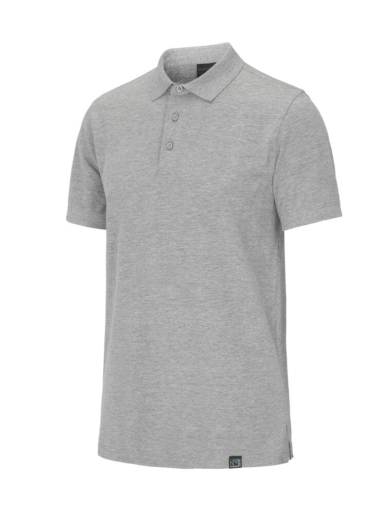 Cottover Organic Cotton Stretch Mens Polo Shirt | Elastane | GOTS | Fairtrade | 3 Colours | S-4XL - Polo Shirt - Logo Free Clothing