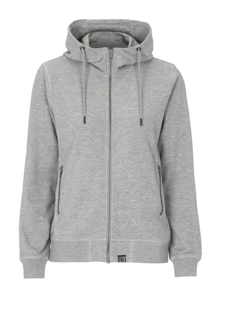 Cottover Ladies Heavyweight Zip-Up Hoodie | GOTS | French Terry Organic Cotton | XS-2XL