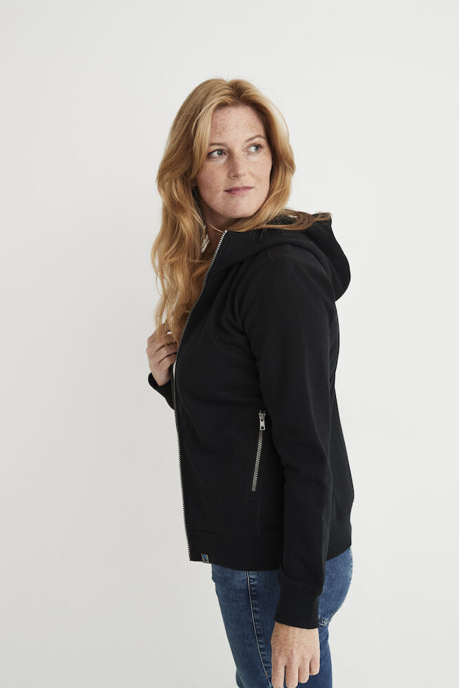 Cottover Ladies Heavyweight Zip-Up Hoodie | GOTS | French Terry Organic Cotton | XS-2XL - Hoodie - Logo Free Clothing