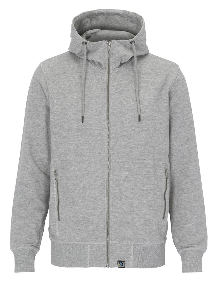 Cottover Mens Heavyweight Zip-Up Hoodie | GOTS | French Terry Organic Cotton | S-4XL