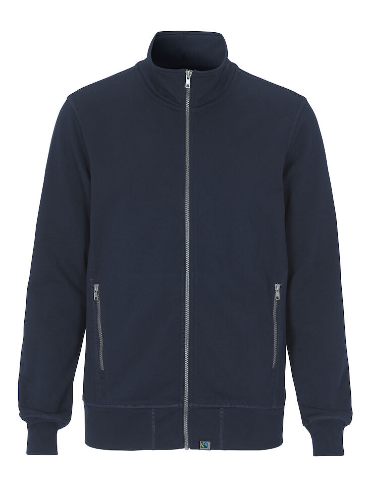 Cottover Mens Heavyweight Zip-Up Sweatshirt | GOTS | French Terry Organic Cotton | S-4XL - Sweatshirt - Logo Free Clothing