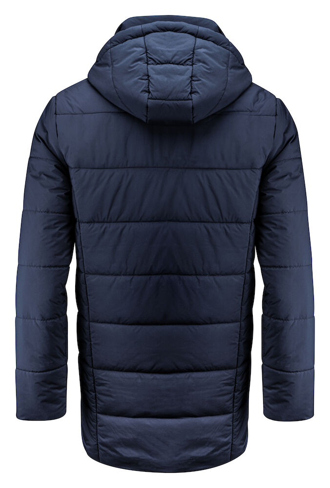 James Harvest Nordmont Mens Padded Winter Coat | Recycled | Navy or Black | S-3XL