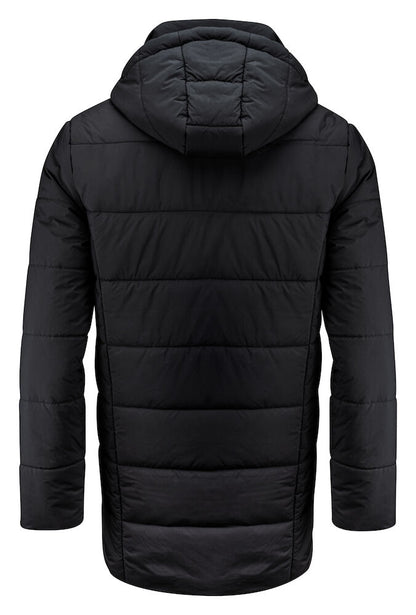 James Harvest Nordmont Mens Padded Winter Coat | Recycled | Navy or Black | S-3XL