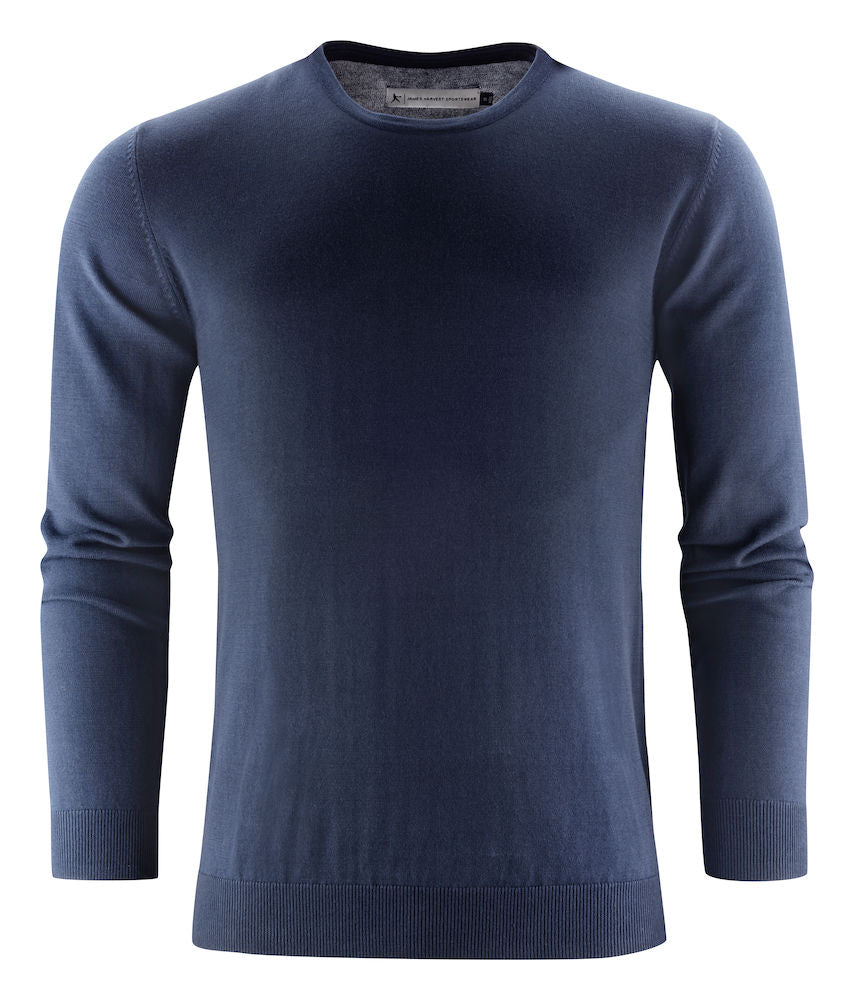 James Harvest Ashland Mens Cotton Jumper | U-Neck Knitwear | Soft Touch | 3 Colours | S-3XL - Knitwear - Logo Free Clothing