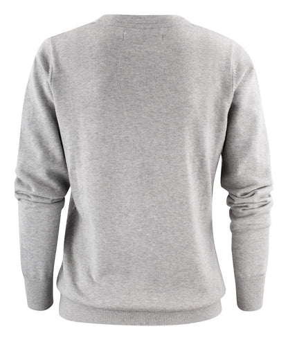 James Harvest Ashland Ladies Cotton Jumper | V-Neck Knitwear | Soft Touch | 5 Colours | XS-2XL - Knitwear - Logo Free Clothing