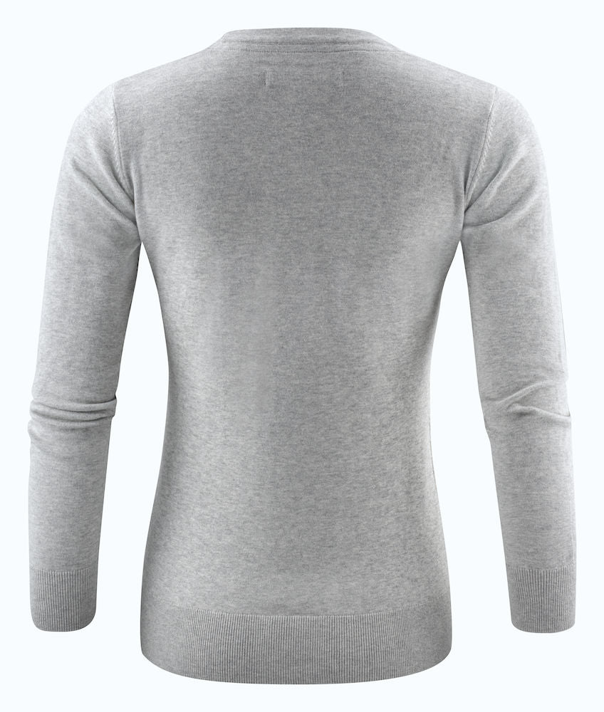 James Harvest Ashland Ladies Cotton Jumper | U-Neck Knitwear | Soft Touch | 3 Colours | XS-2XL