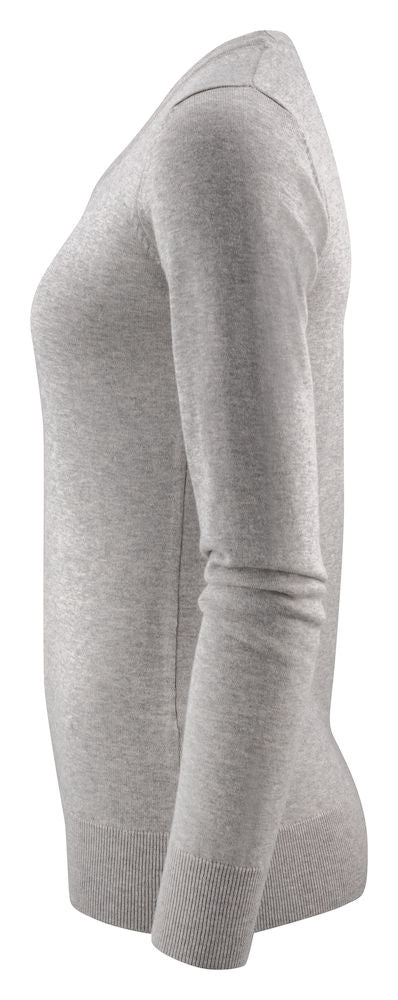 James Harvest Ashland Ladies Cotton Jumper | U-Neck Knitwear | Soft Touch | 3 Colours | XS-2XL