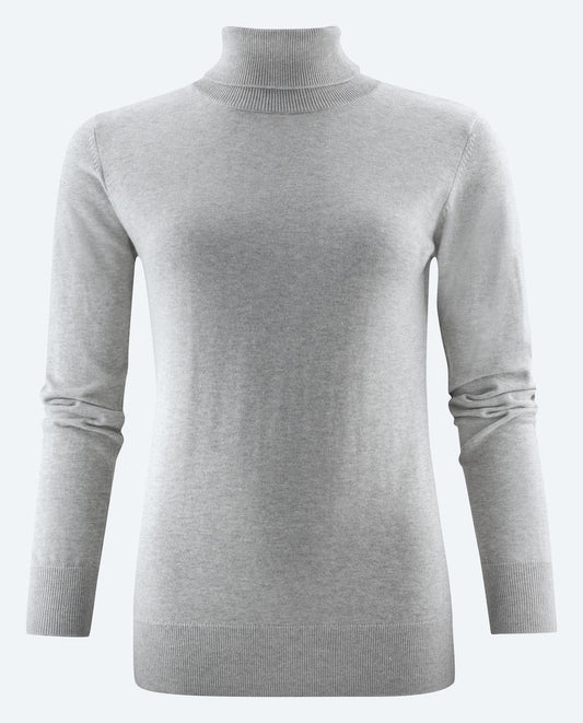 James Harvest Ashland Ladies Cotton Jumper | Turtle Neck Knitwear | Soft Touch | 3 Colours | XS-2XL - Knitwear - Logo Free Clothing