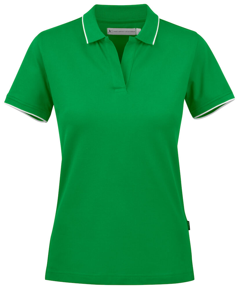 Ladies Soft Cotton Polo Shirt Stretch Logo Free Clothing