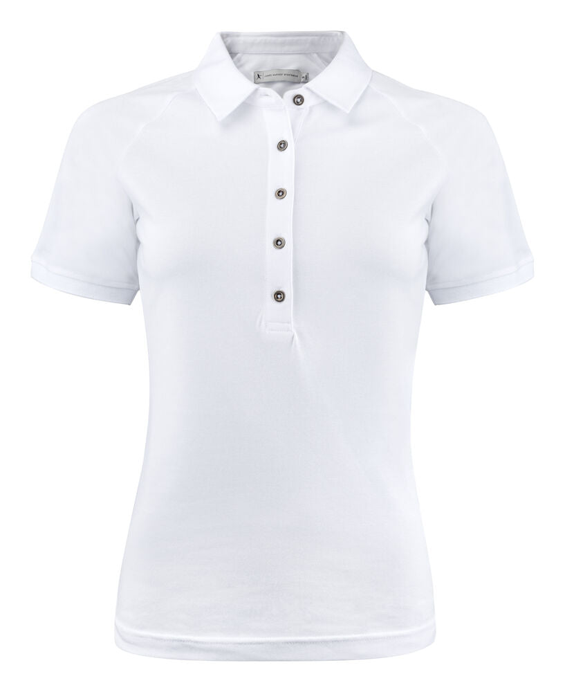 James Harvest Brookings Ladies Polo Shirt | Stretch | Sustainable Polyester Blend | 5 Colours | XS-2XL