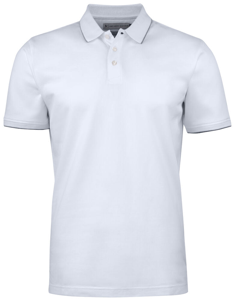 James Harvest Greenville Mens Polo Shirt | Regular Fit | Soft Cotton Stretch | 6 Colours | S-4XL - Polo Shirt - Logo Free Clothing