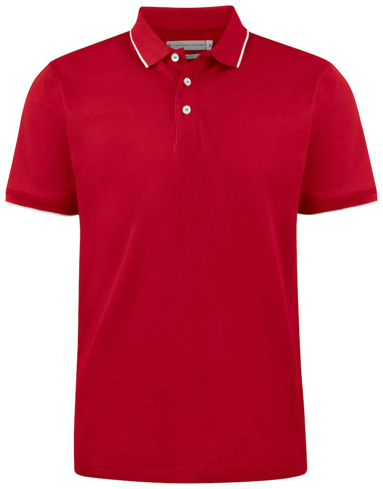 James Harvest Greenville Mens Polo Shirt | Regular Fit | Soft Cotton Stretch | 6 Colours | S-4XL - Polo Shirt - Logo Free Clothing