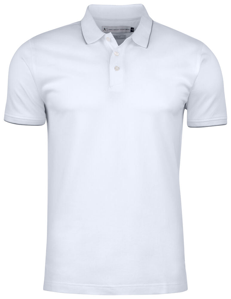James Harvest Greenville Mens Polo Shirt | Slim Fit | Soft Cotton Stretch | 6 Colours | S-2XL