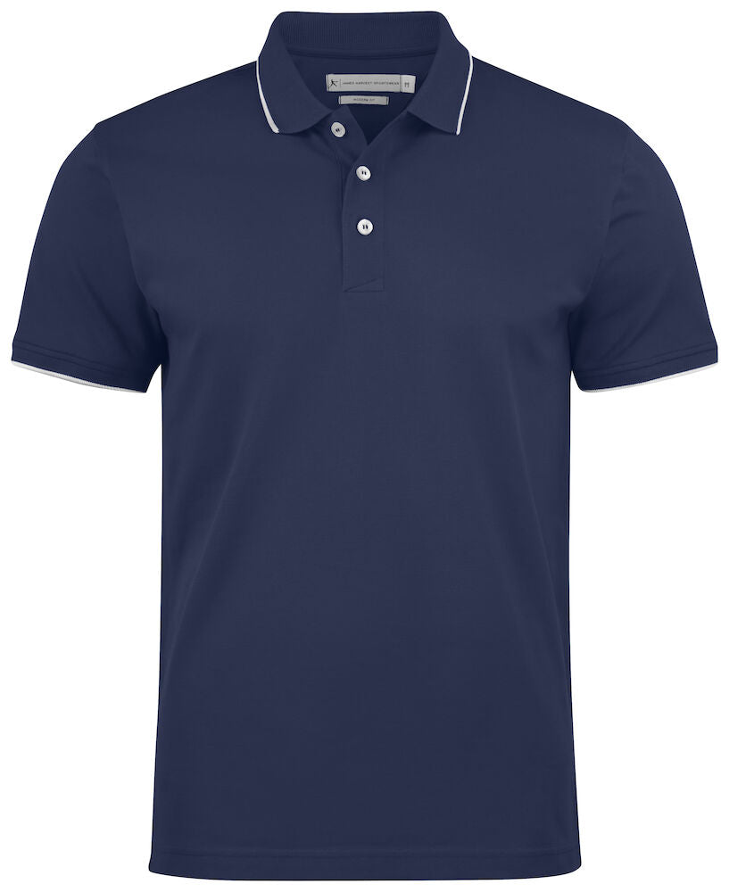 James Harvest Greenville Mens Polo Shirt | Slim Fit | Soft Cotton Stretch | 6 Colours | S-2XL - Polo Shirt - Logo Free Clothing