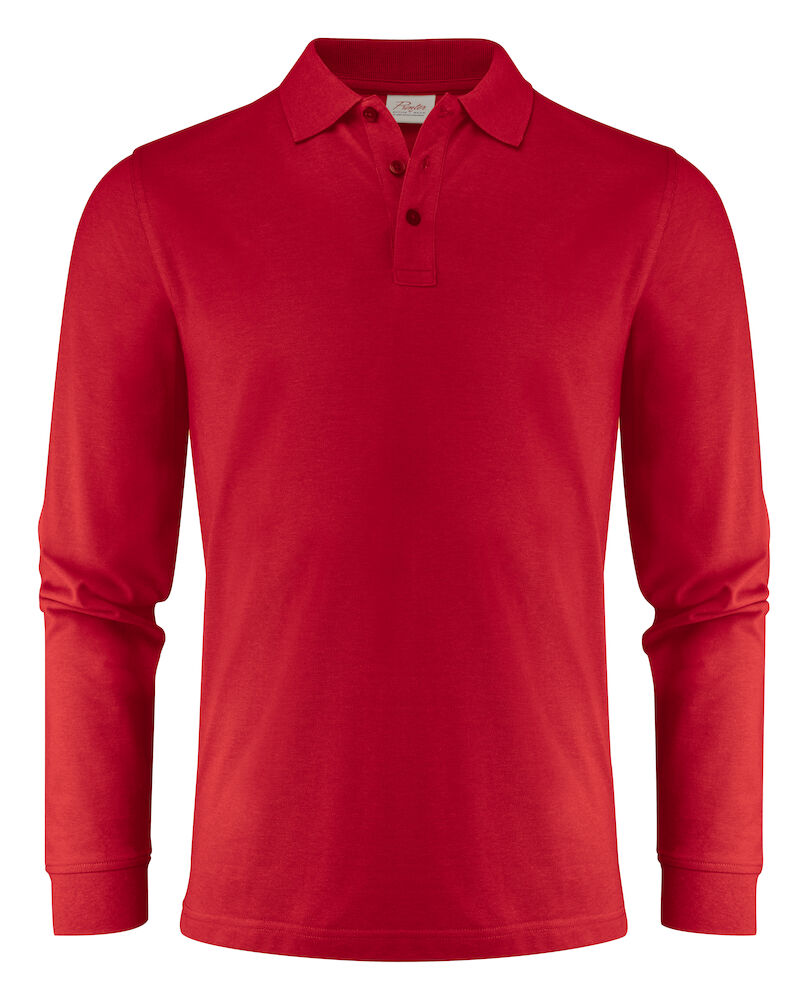 James Harvest Surf Pro Mens Polo Shirt | Long Sleeve | Organic | Recycled | 7 Colours | S-5XL