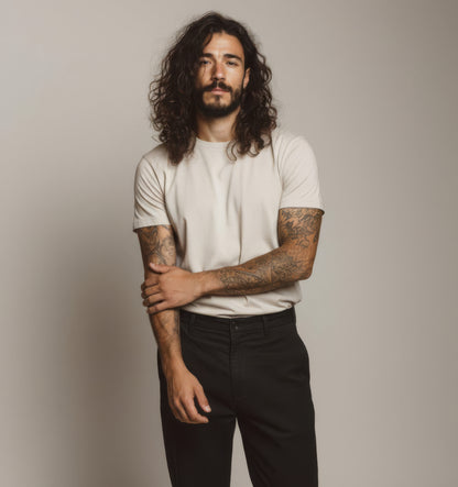 Untagged Movement T-Shirt Regular Fit | Organic | Vegan | Crew Neck | All-Season | Unisex | 15 Colours | 2XS-5XL