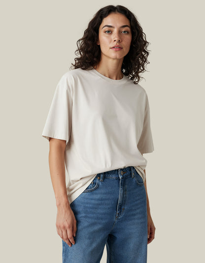 Untagged Movement T-Shirt Loose Fit | Combed Ringspun Organic Cotton | Vegan | Crew Neck | Unisex | 4 Colours | 2XS-3XL