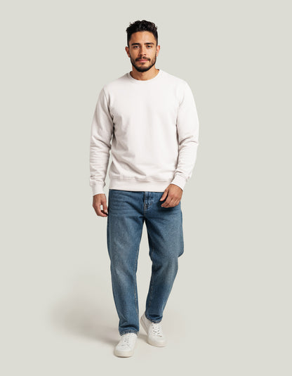 Untagged Movement Crewneck Regular Fit Sweatshirt | Organic | Recycled | Vegan | Unisex | 15 Colours | 2XS-5XL