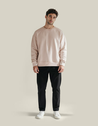Untagged Movement Crewneck Loose Fit Sweatshirt | Organic | Recycled | Vegan | Unisex | 4 Colours | 2XS-3XL