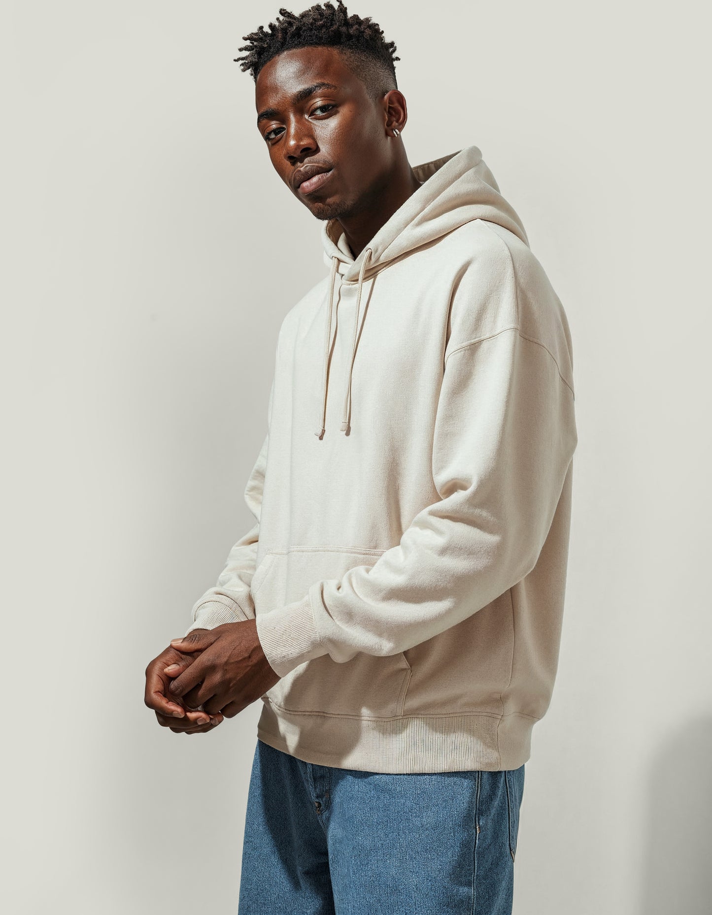 Untagged Movement Hoodie Loose Fit | Unisex | Organic | Recycled | Vegan | 4 Colours | 2XS-3XL