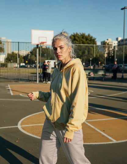 Untagged Movement Full Zip Hoodie Regular Fit | Organic | Recycled | Vegan | Unisex | 15 Colours | 2XS-5XL