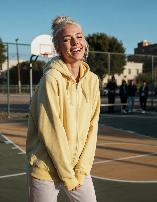 Untagged Movement Full Zip Hoodie Regular Fit | Organic | Recycled | Vegan | Unisex | 15 Colours | 2XS-5XL