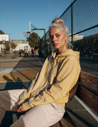 Untagged Movement Full Zip Hoodie Regular Fit | Organic | Recycled | Vegan | Unisex | 15 Colours | 2XS-5XL