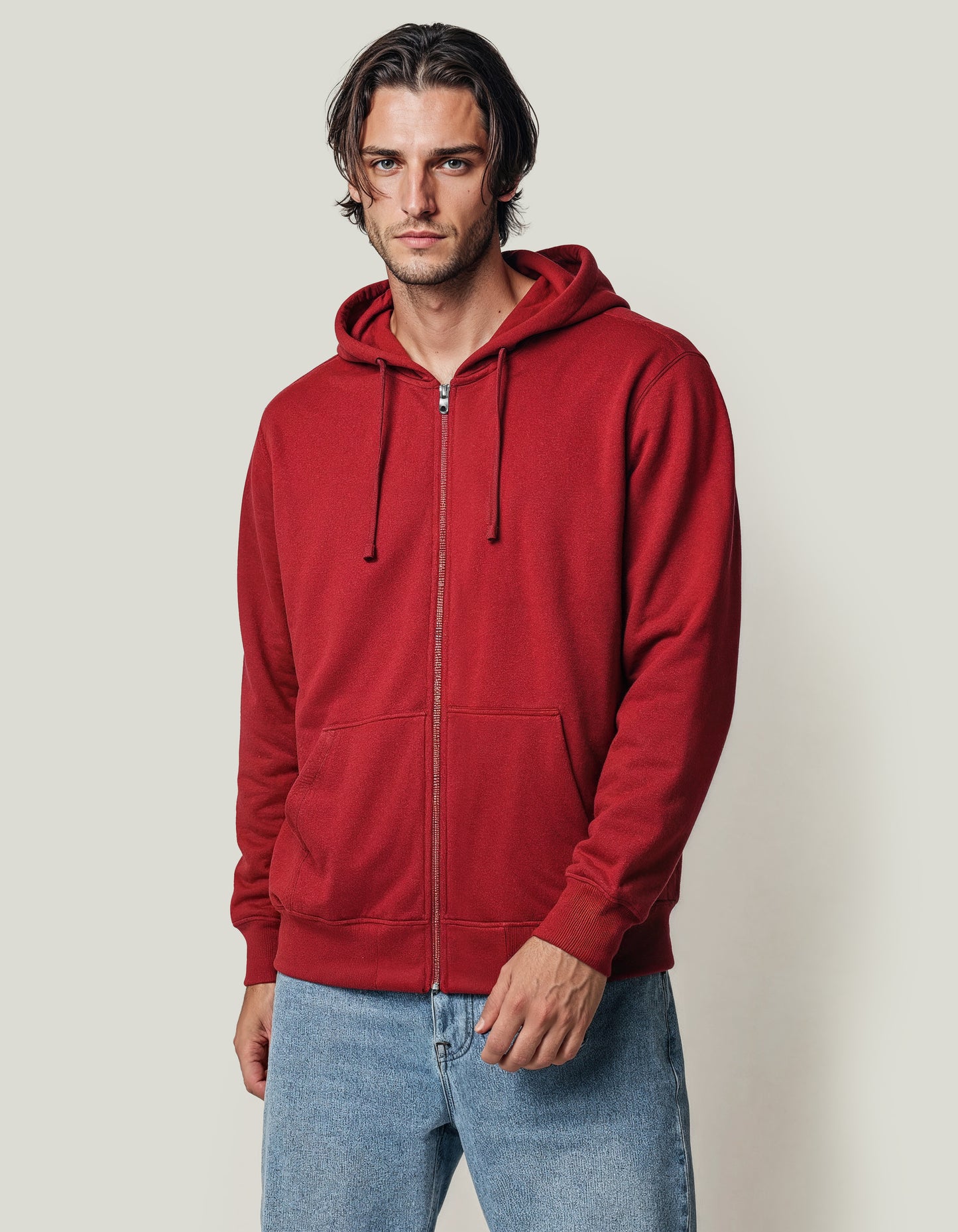 Untagged Movement Full Zip Hoodie Regular Fit | Organic | Recycled | Vegan | Unisex | 15 Colours | 2XS-5XL