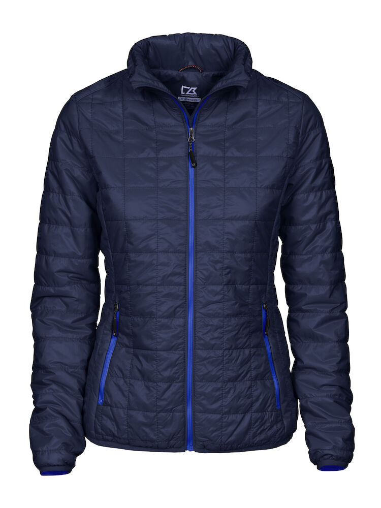 Cutter & Buck Rainier Ladies Jacket | Lightweight Packable | Hood | Padded | 4 Colours | XS-2XL