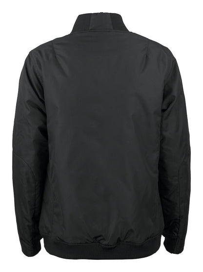 Cutter & Buck Fairchild Ladies Padded Bomber Jacket | Reversible Black to Quilted Blue | XS-2XL