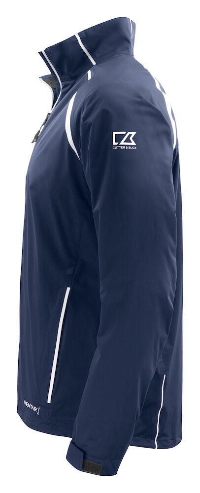 Cutter & Buck North Shore Mens Golf Jacket | Lightweight | Waterproof | Navy/Black | S-4XL