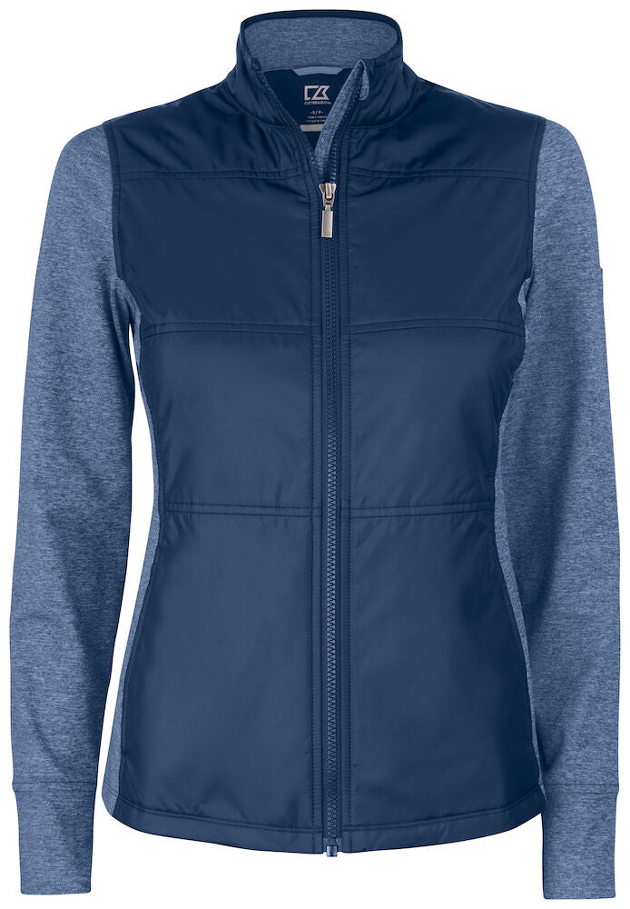 Cutter & Buck Stealth Ladies Jacket | Lightweight | Hybrid Activewear | 3 Colours | XS-2XL - Summer Jacket - Logo Free Clothing