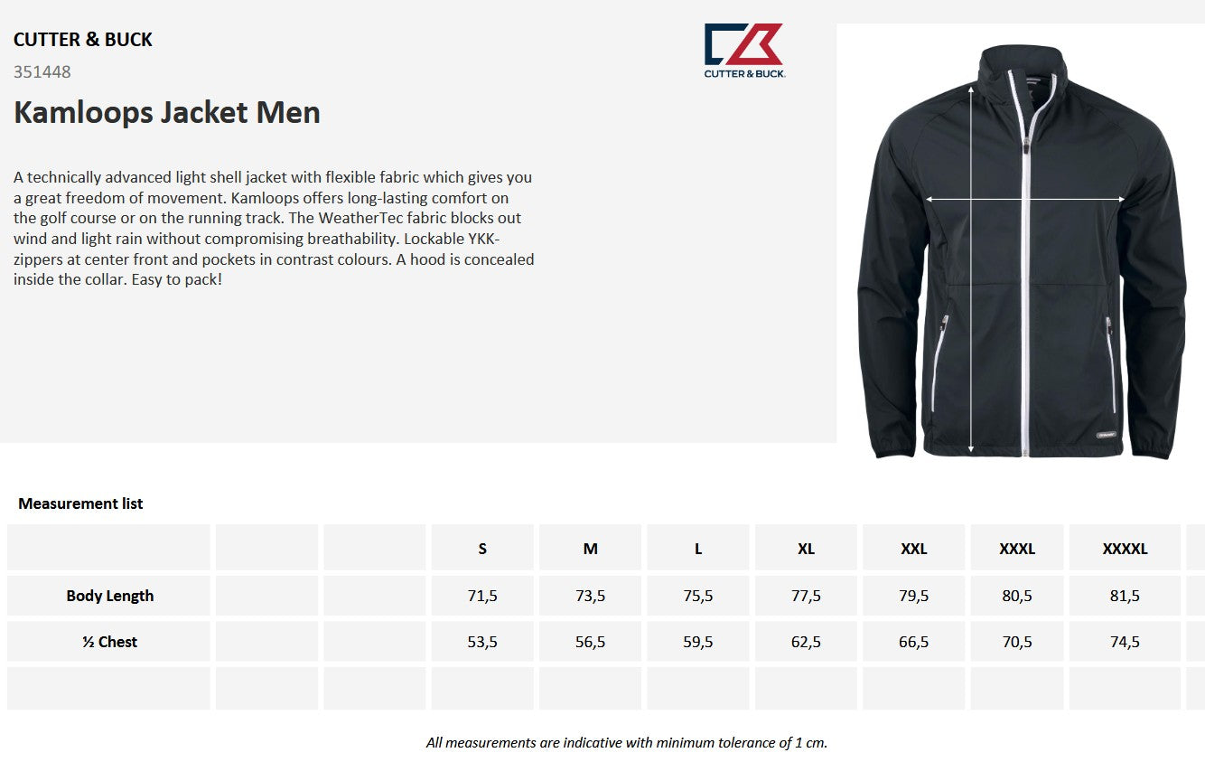 Cutter & Buck Kamloops Mens Lightweight Softshell Jacket | Showerproof | Hood | 4 Colours | S-4XL