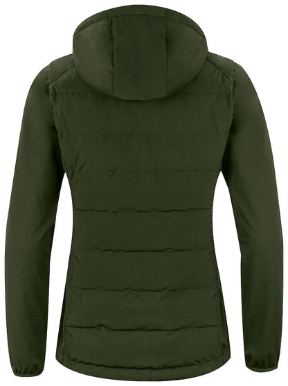 Cutter & Buck Oak Harbor Ladies Hybrid Jacket | Hooded | Quilted Body | 4 Colours | XS-2XL