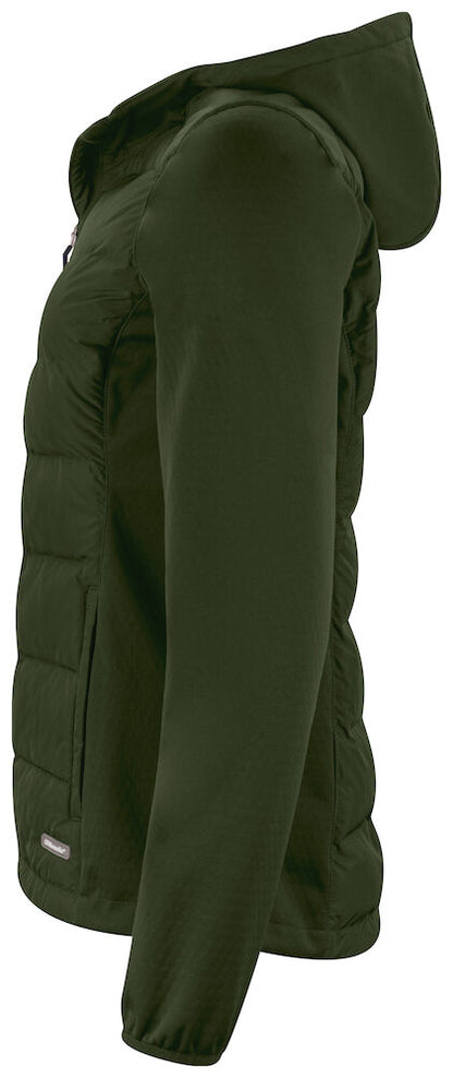 Cutter & Buck Oak Harbor Ladies Hybrid Jacket | Hooded | Quilted Body | 4 Colours | XS-2XL