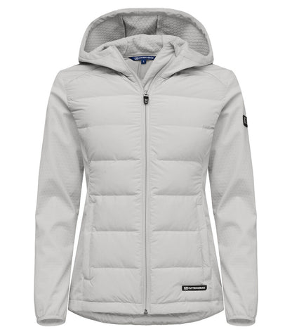 Cutter & Buck Oak Harbor Ladies Hybrid Jacket | Hooded | Quilted Body | 4 Colours | XS-2XL