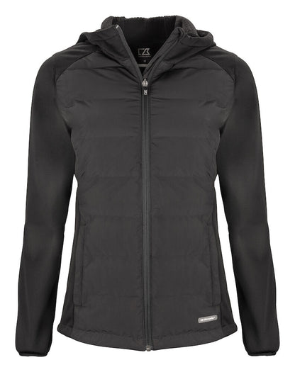 Cutter & Buck Oak Harbor Ladies Hybrid Jacket | Hooded | Quilted Body | 4 Colours | XS-2XL