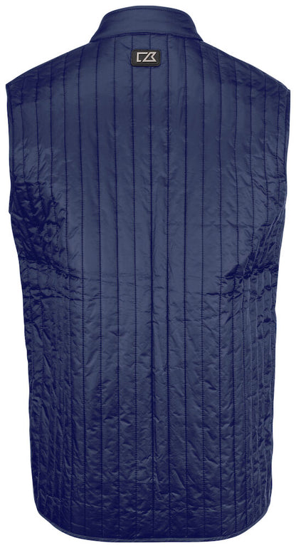 Cutter & Buck Ozette Mens Padded Body Warmer | Lightweight | Quilted | Navy/Black | S-4XL