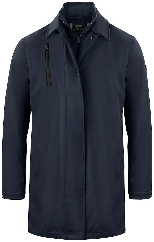 Cutter & Buck Cavalero Mens Jacket | Business | Longer | Waterproof | Navy or Black | S-4XL