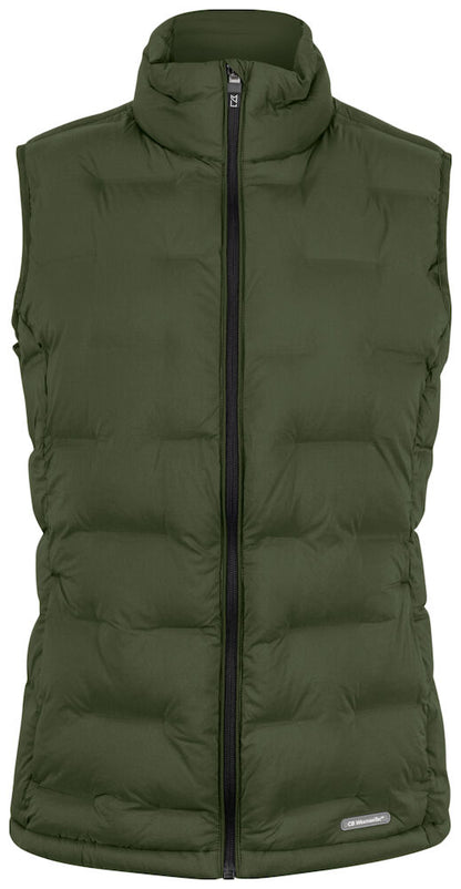 Cutter & Buck Baker Ladies Padded Body Warmer | Lightweight | Stretch | 4 Colours | XS-2XL