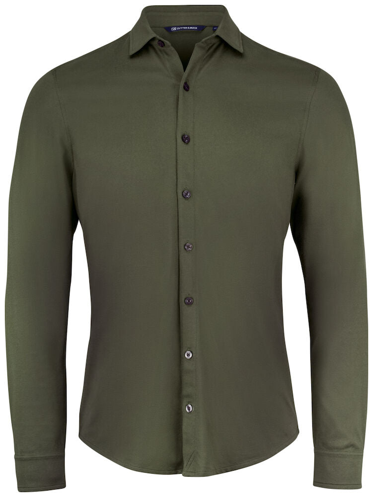Cutter & Buck Advantage Mens Shirt | Long Sleeve | Breathable | Stretch | 7 Colours | S-4XL