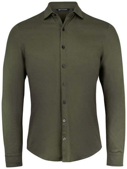Cutter & Buck Advantage Mens Shirt | Long Sleeve | Breathable | Stretch | 7 Colours | S-4XL