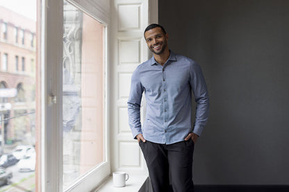Cutter & Buck Advantage Mens Shirt | Long Sleeve | Breathable | Stretch | 7 Colours | S-4XL