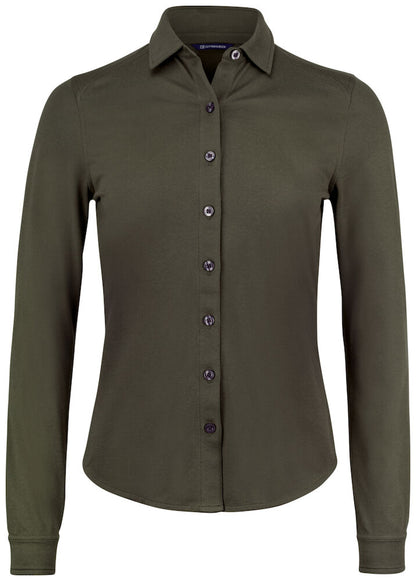 Cutter & Buck Advantage Ladies Shirt | Long Sleeve | Breathable | Stretch | 7 Colours | XS-2XL