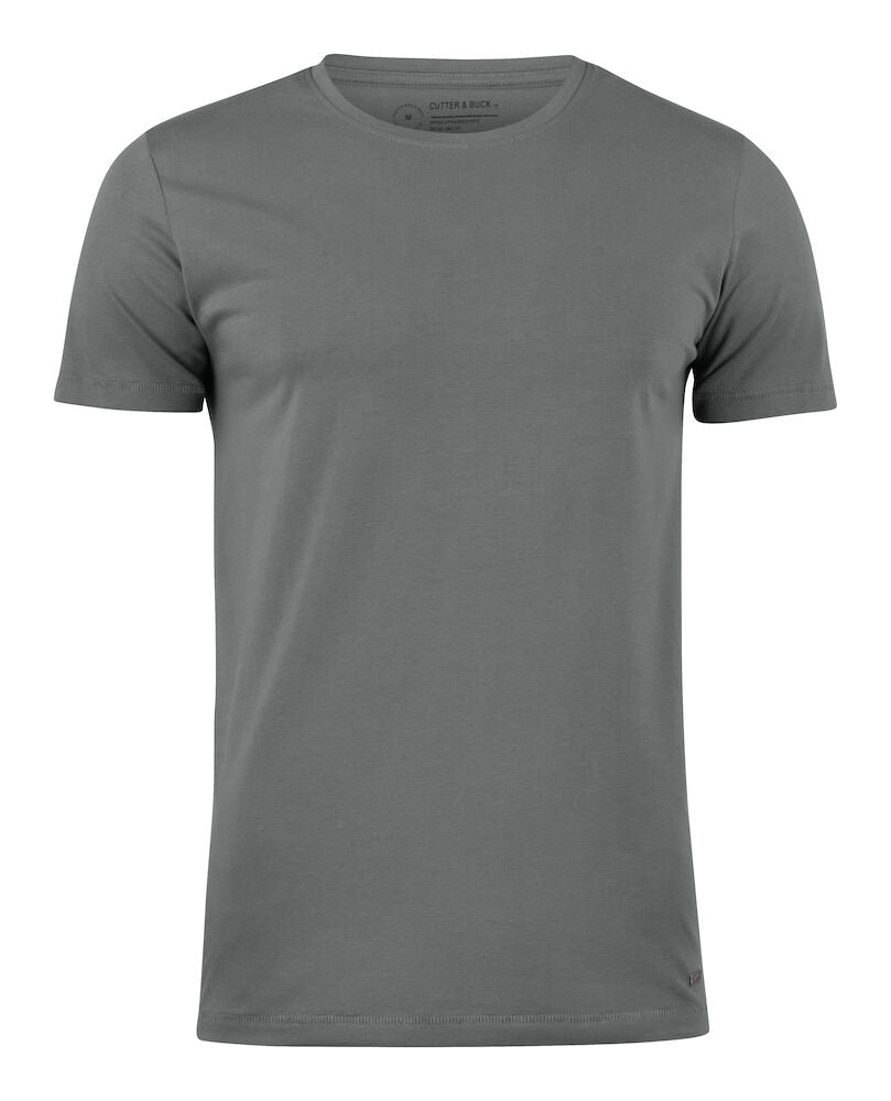 Cutter & Buck Manzanita Mens T-Shirt | Roundneck | Cotton with Stretch | 9 Colours | S-4XL