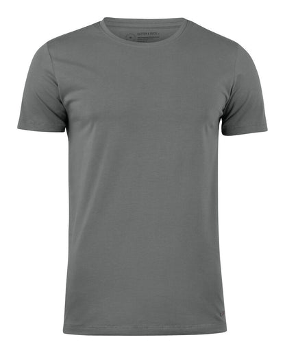 Cutter & Buck Manzanita Mens T-Shirt | Roundneck | Cotton with Stretch | 9 Colours | S-4XL