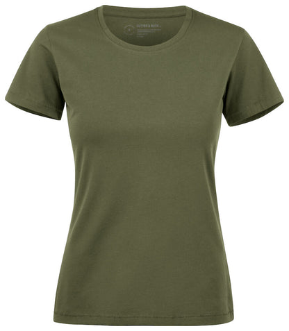 Cutter & Buck Manzanita Ladies T-Shirt | Roundneck | Cotton with Stretch | 9 Colours | XS-2XL